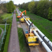 Warmtelinq aanleg bij Den Haag